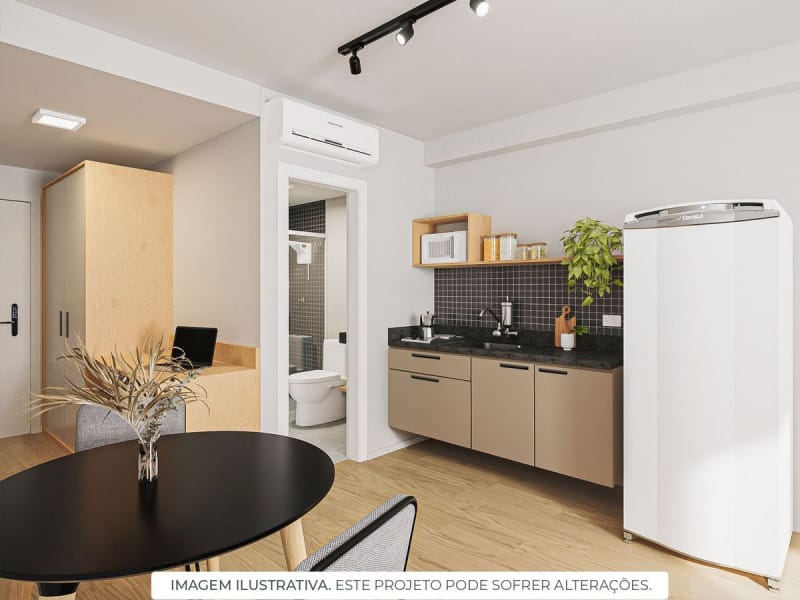 Imagem 25 da galeria do anúncio: Apartamento com 1 Quarto para alugar, 28m² - Saúde